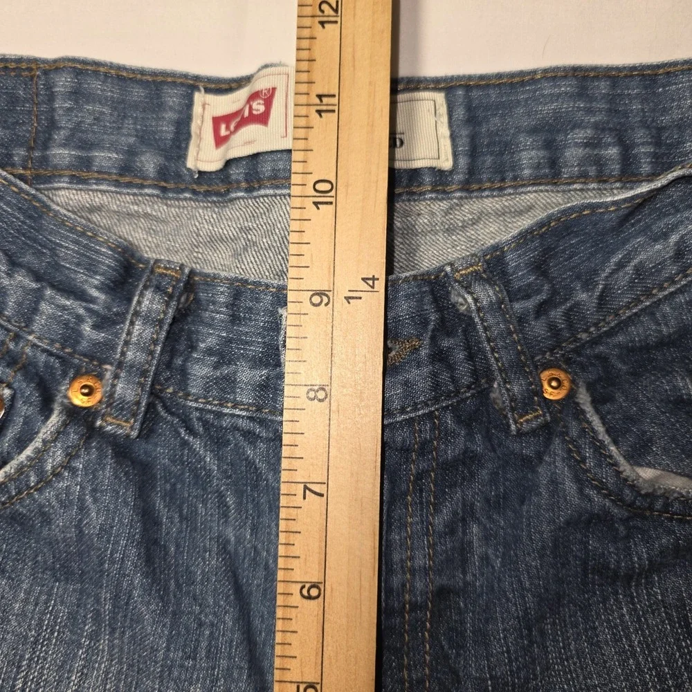 Levi's 550 Relaxed Boys Youth Jeans Size 14 Reg Dark Wash Denim Straight Leg